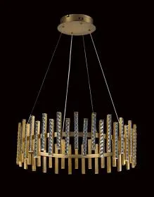 Special Crystal Ceiling Lights Inspired Ringed & Square Crystal Fittings